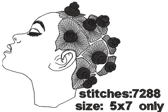 African Bantu Knot Girl: A Stunning Embroidery Review