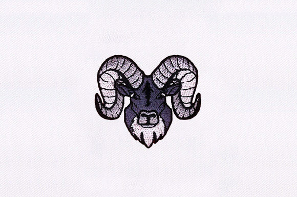 Argali Face: A Bold Farm Animal Design for Craft Fairs