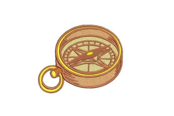 Compass: A Travel-Inspired Embroidery Design for Boutique Apparel