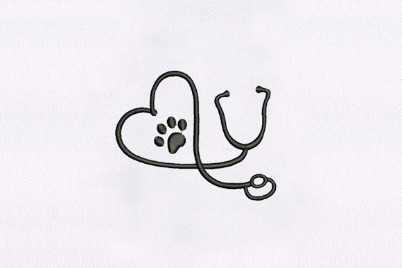 Doctor Stethoscope Embroidery