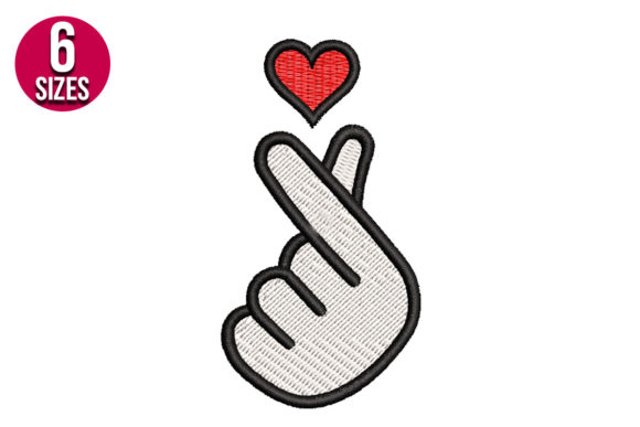 Korean Finger Heart Love Sign Review for Apparel