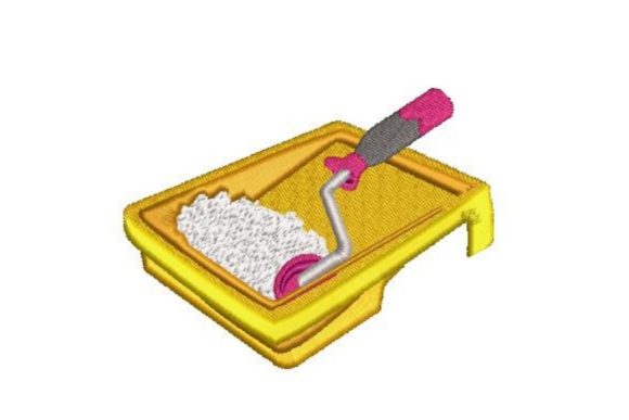 Paint Roller and Tray: A Bold Work Design for Craft Fairs