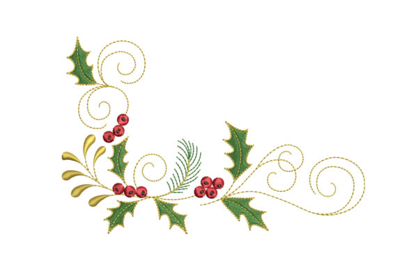 Review: Christmas Ornament with Holly and Pine for Boutiques