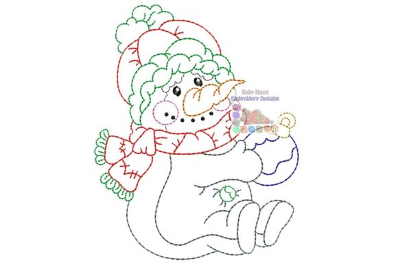 Review: Playful Snowman Multicolor Character for Boutiques