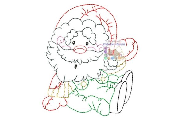 Sitted Santa Multicolor Character: A Designer's Review