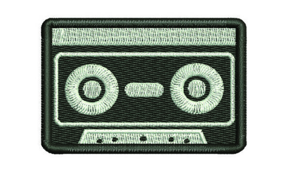 Tape Cassette: A Nostalgic Embroidery Design for Unique Gifts